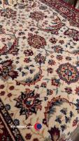 Kasbah red and cream floral rug plus red and blue rug - 3