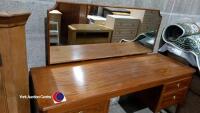 Mahogany mirror top dressing table - 3