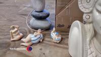 Pebble lamp and ornaments - 3