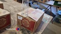 12 x new pint Speckled Hen glasses - 2