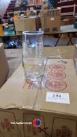 12 x new pint Speckled Hen glasses - 3