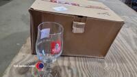 12 x new pint Madri glasses - 2