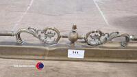 Brass fire surround - 2