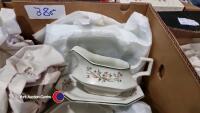 Eternal Beau 2 x tureens, 3 x casserole dishes, meat plate, gravy boat and stand - 2