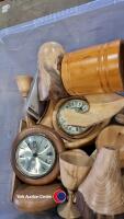 Assorted items of wood turned treen - 4