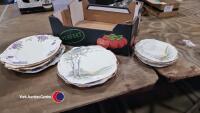 Assorted china plates - 2