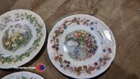 4 x small Brambley Hedge plates - 2