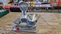 Set of shop scales with Vandome & Hart weights - 2