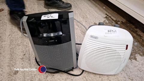 DeLonghi fan heater & Bionaire fan