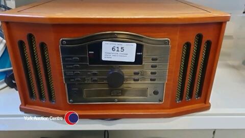 Steepletone vintage style radio/record player