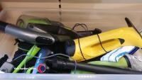 G-Tech hand held vacuum and Karcher steam window cleaner