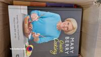 Box of book books, including Mary Berry - 2