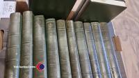 Complete works of Charles Dickens - 14 leather bound volumes - 2