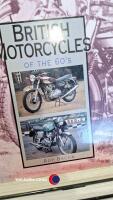 Box of classic motorcycle books - 8