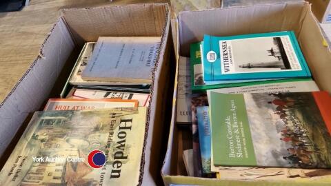 2 x boxes of Yorkshire books