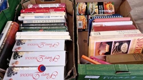 2 x boxes of cookery books