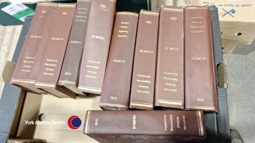 20 x volumes of American Railway books, 1929 onwards