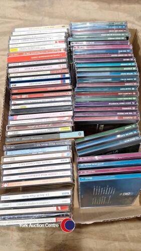 Mixed box of classical music CDs