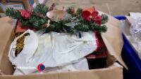 Quantity of Christmas items including trees and decorations - 2