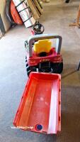 Child's Rolly pedal tractor with trailer for ages 3 to 10 years - 4