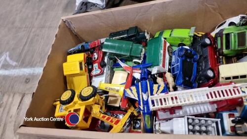 Box of toy cars