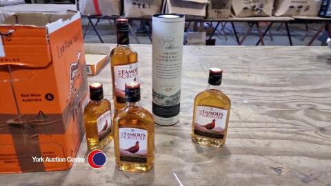 Whiskey 2 x 700ml bottles, 2 x 350ml bottles and 1 x 200ml bottle