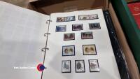 3 x Jersey mint stamp albums with F.D.C. and 21 presentation packs - 2