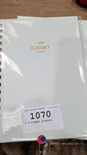 6 x budget planner