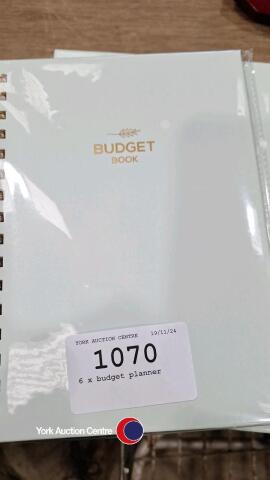 6 x budget planner