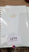 6 x budget planner