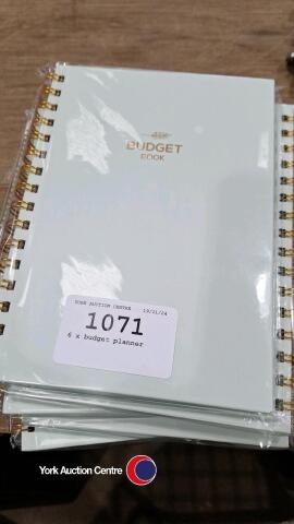 6 x budget planner