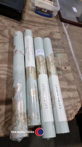 4 x rolls of Laura Ashley wallpaper