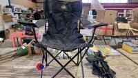 2 x folding camping chairs - 2