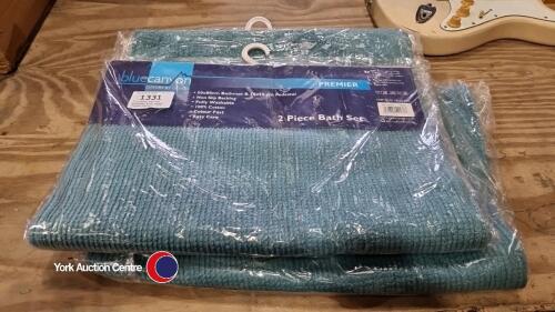 2 x brand new and packaged Blue Canyon luxury bathmat sets