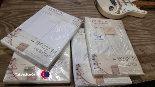 4 x Beldorm king size easy fit valance sheets, brand new and packaged