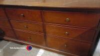 Mahogany sideboard with 9 drawers - 2