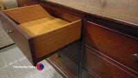 Mahogany sideboard with 9 drawers - 4