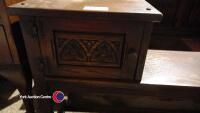 Oak telephone seat - 2