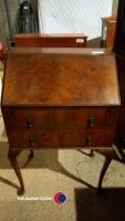 Ladies walnut bureau