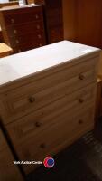 3-drawer bedroom chest of drawers