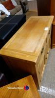 Oak sideboard with 2 drawers and cupboard - 2