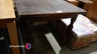 Square leaf top extending table - 2