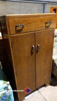 Wooden bedroom cupboard with top drawer