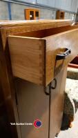 Wooden bedroom cupboard with top drawer - 2