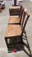 Pair of 18th century Chippendale style country chairs - 4