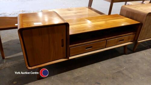 Solid teak TV cabinet