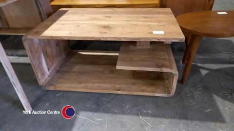 Solid teak lounge table