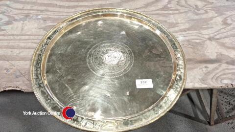 Large brass plaque (tray)