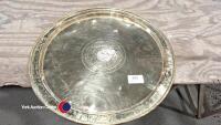 Large brass plaque (tray)