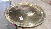 Large brass plaque (tray) - 4